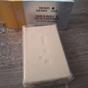 Bravo Sierra Solid Cleanser Bar Soap Citrus & Cedarwood 7 oz NEW